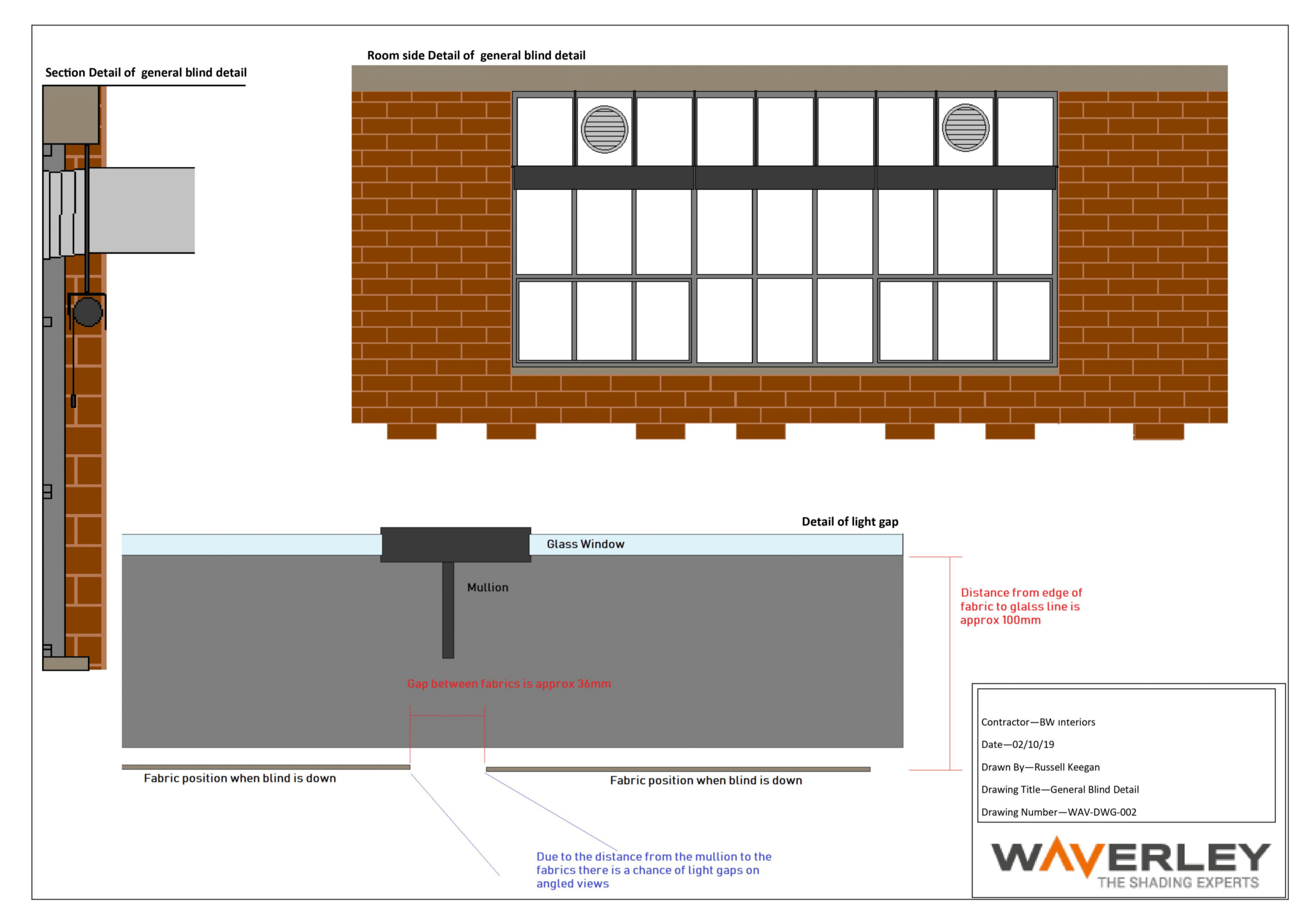 General Blind Detail WAV DWG 002 - confidential fit out project